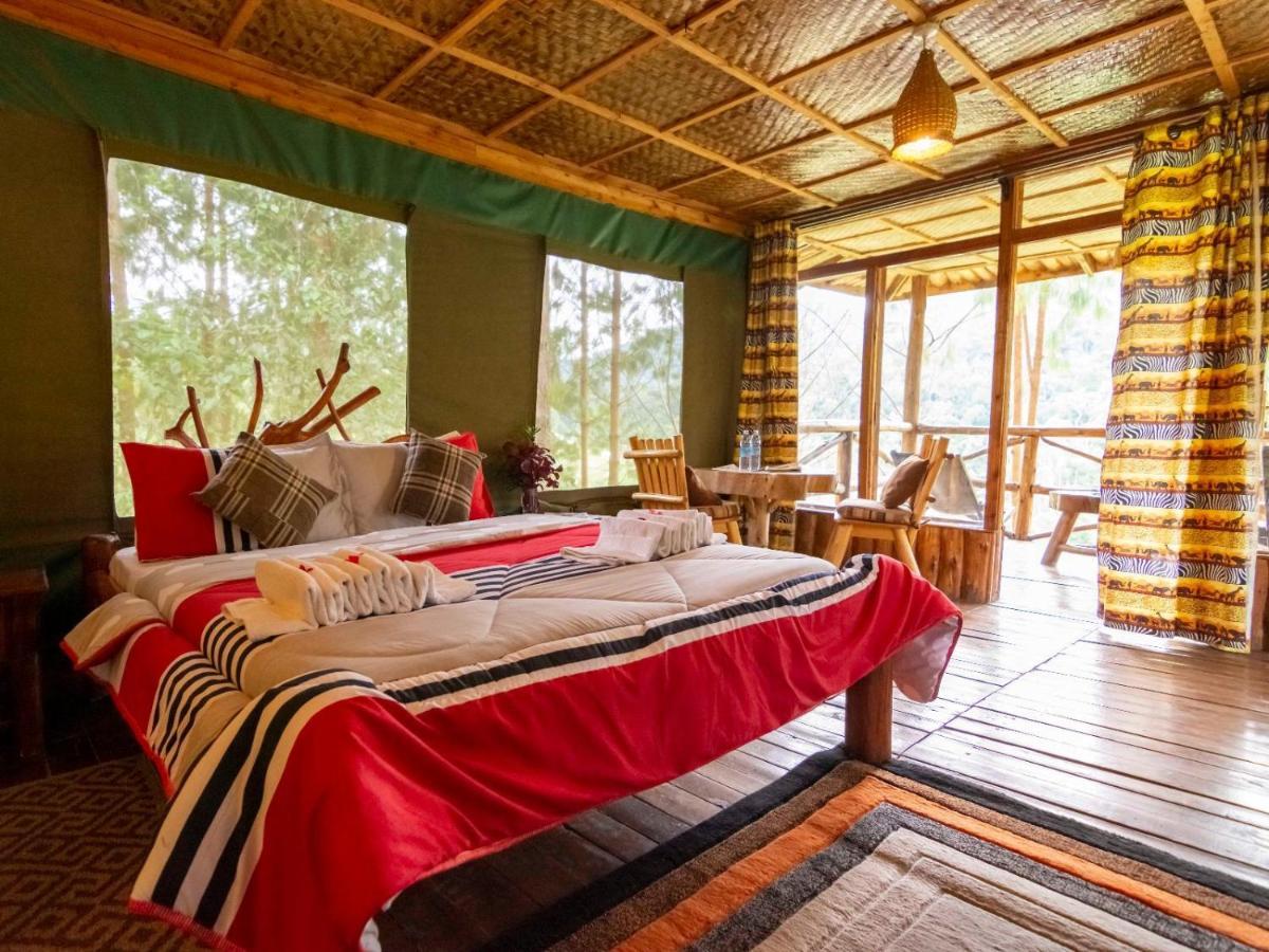 Rushaga Gorilla Lodge Bugambira Bagian luar foto