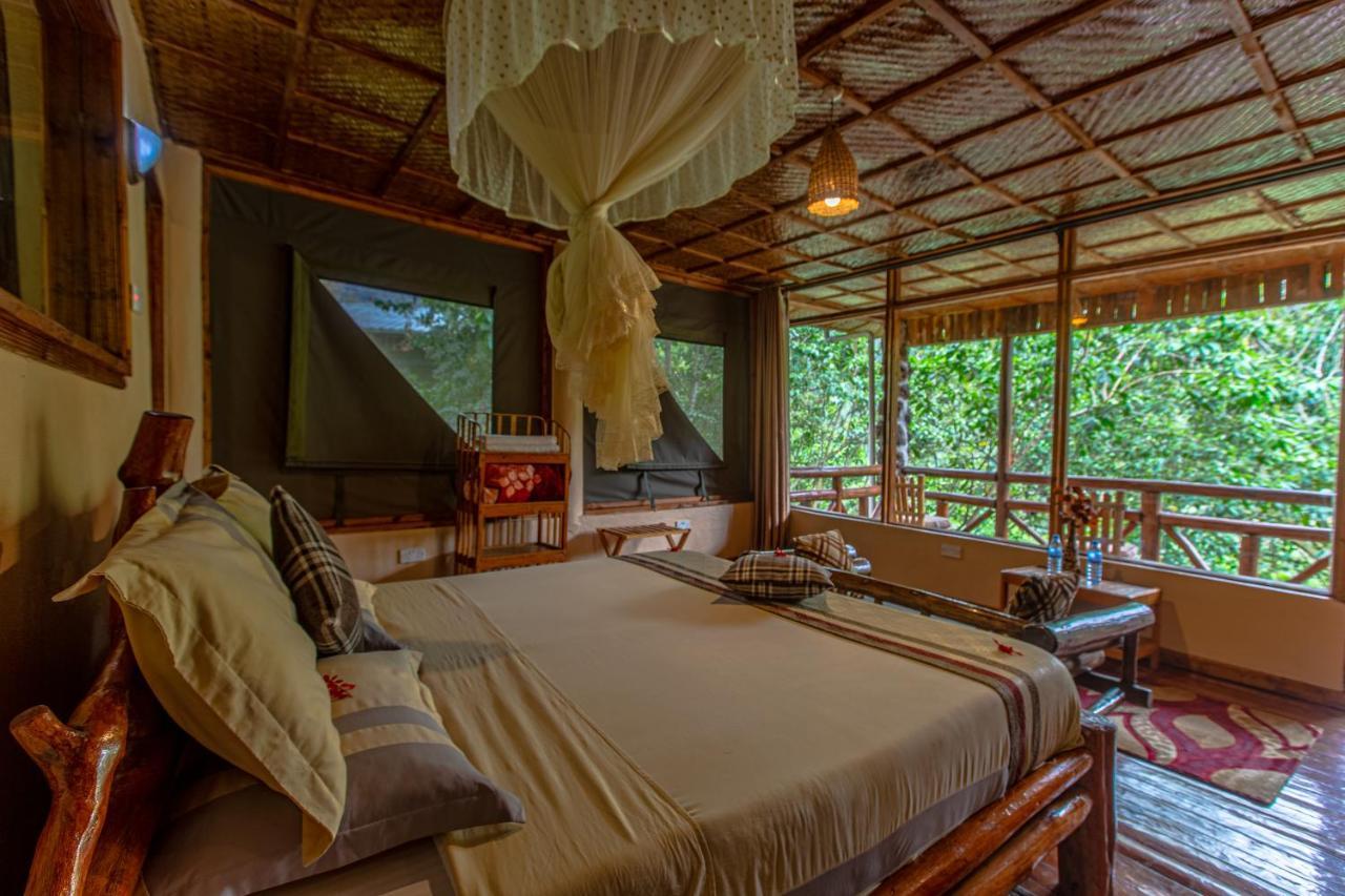 Rushaga Gorilla Lodge Bugambira Bagian luar foto