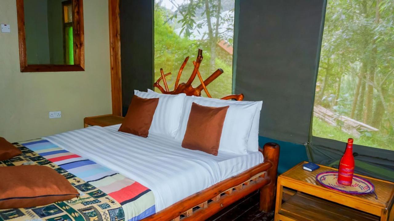 Rushaga Gorilla Lodge Bugambira Bagian luar foto